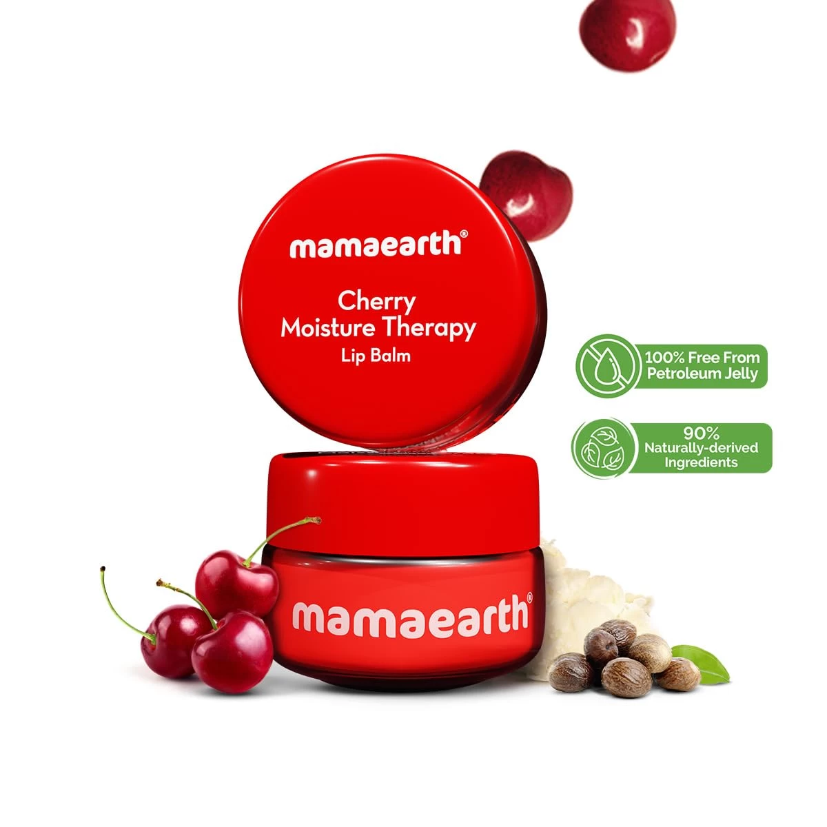 Mamaearth Cocoa Moisture Therapy Lip Balm For Dry & Chapped Lips 15 G|Heals, Brightens|Glossy Finish|Coconut Oil