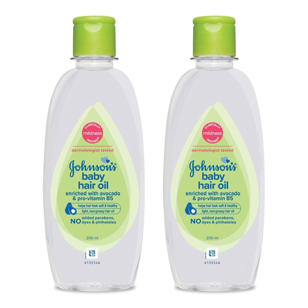 Johnson's Baby Hair Oil Combo (200ml x 2)