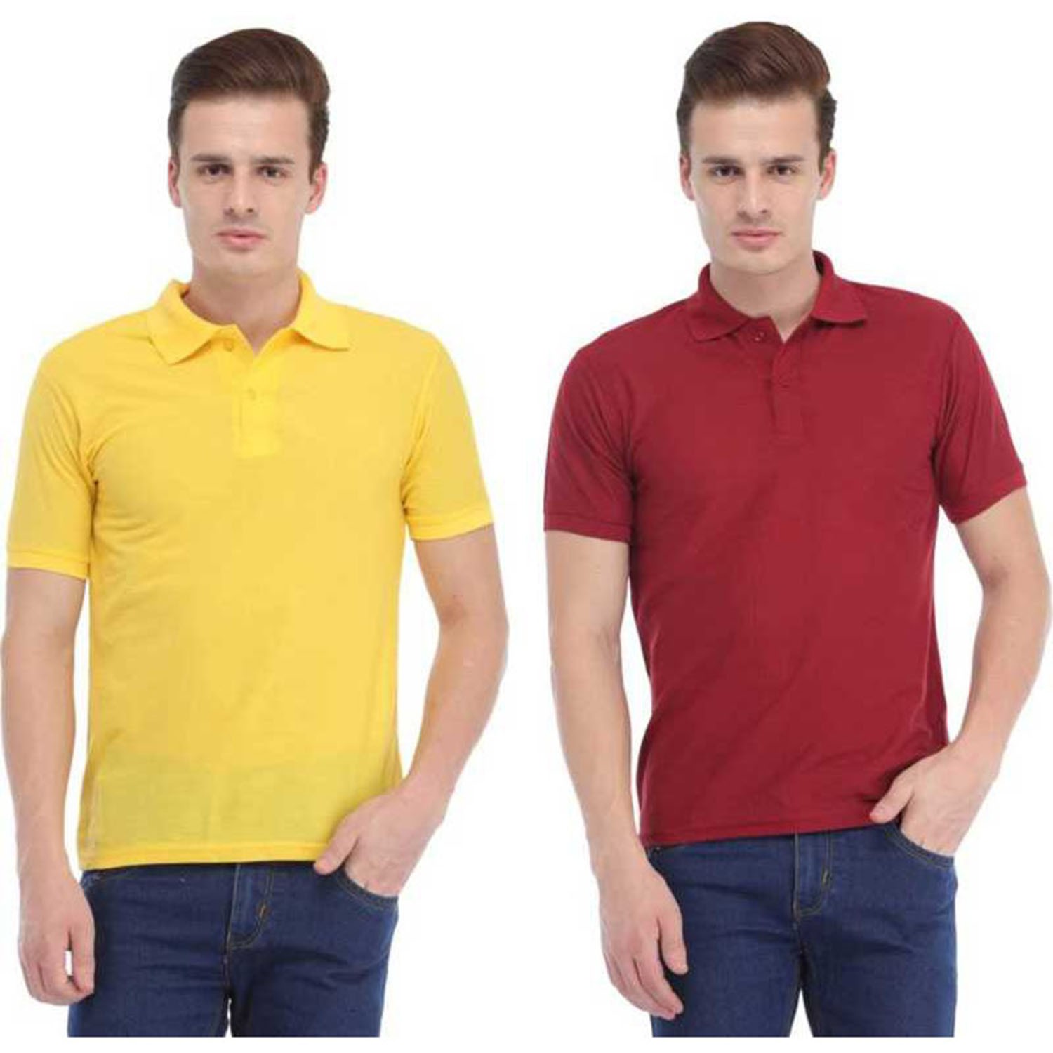 POLO Solid Combo Cotton Tshirt