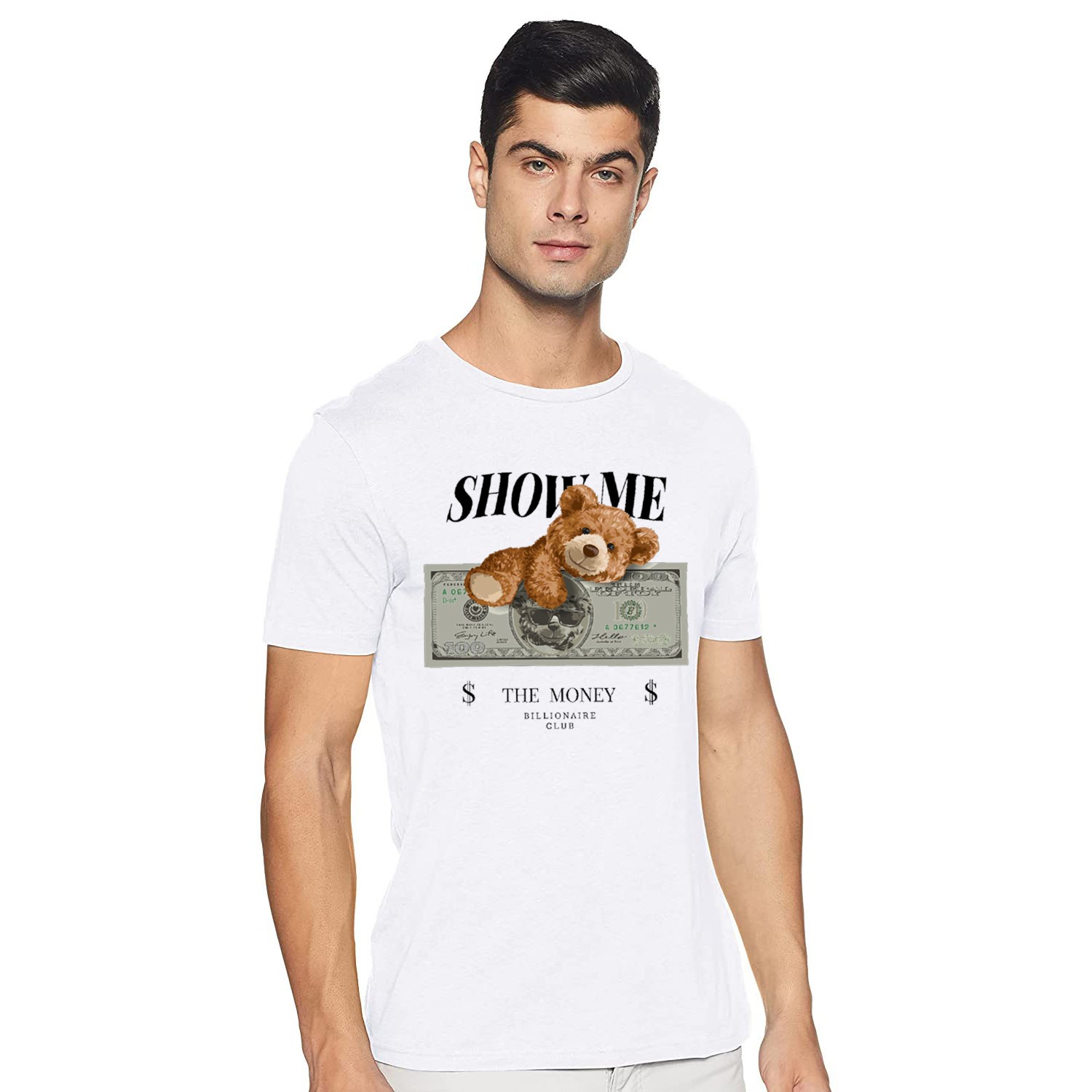 Cotton Printed T-shirt for Men