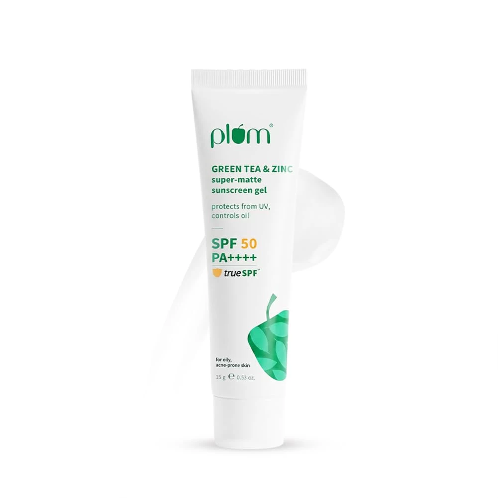 Plum Green Tea & Zinc Super-Matte Gel Sunscreen SPF 50 PA ++++