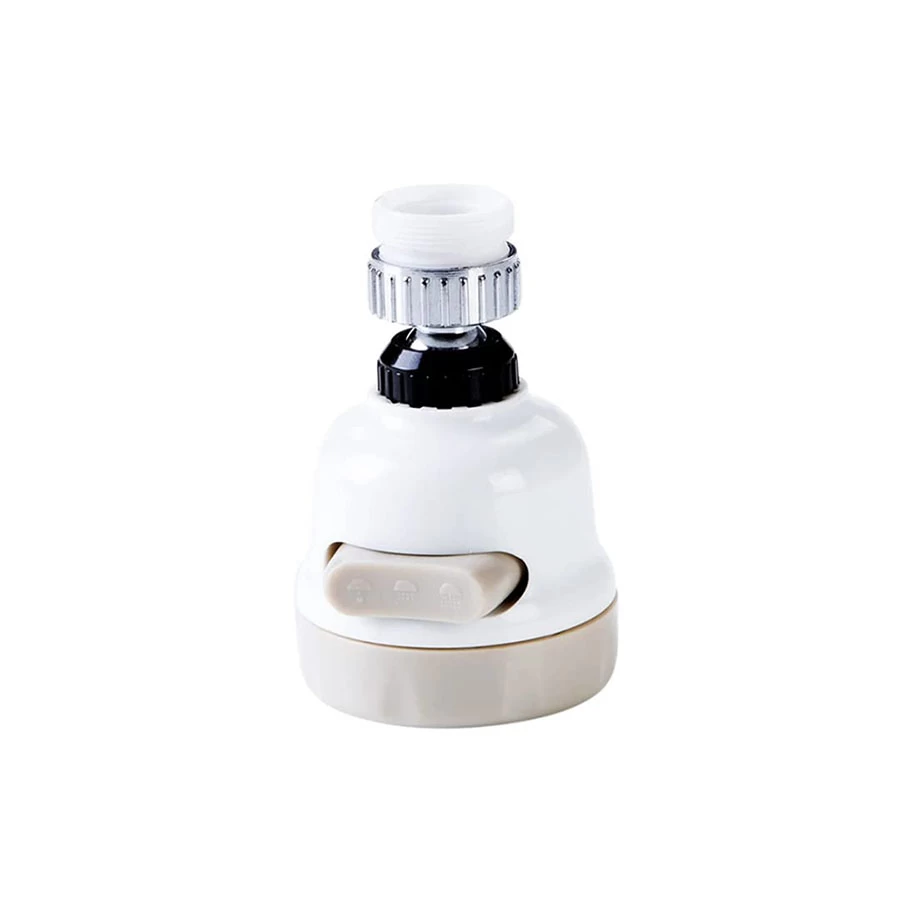 KPF-04 360 Degree Rotating Faucet Aerator, 3-Gear Adjustable Splash-Proof Sprayer Spout Faucet (Spout Installation Type)