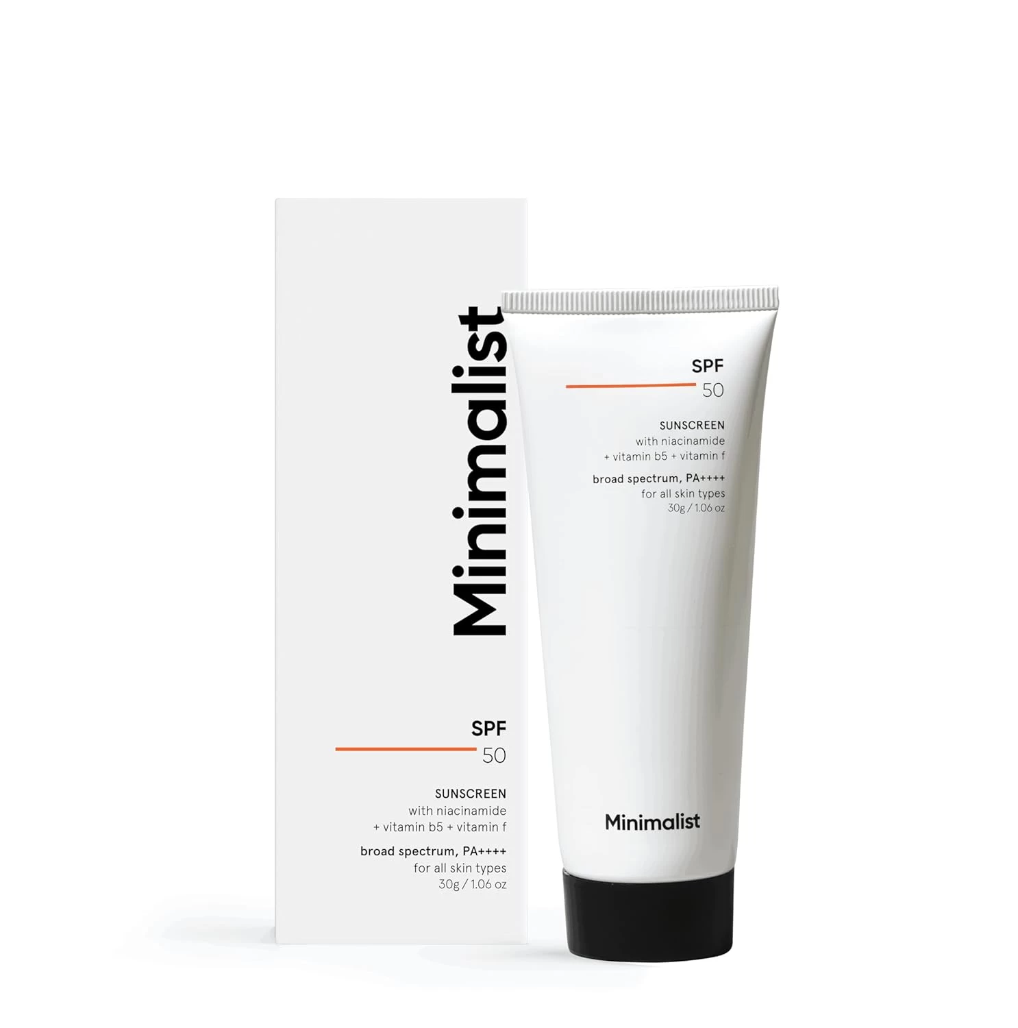 Minimalist Sunscreen SPF 50 PA++++ with Niacinamide & Multi-Vitamins | Broad Spectrum | Hydrating Sun screen for Dry & All Skin Types | Face Sunscreen for Men & Women |