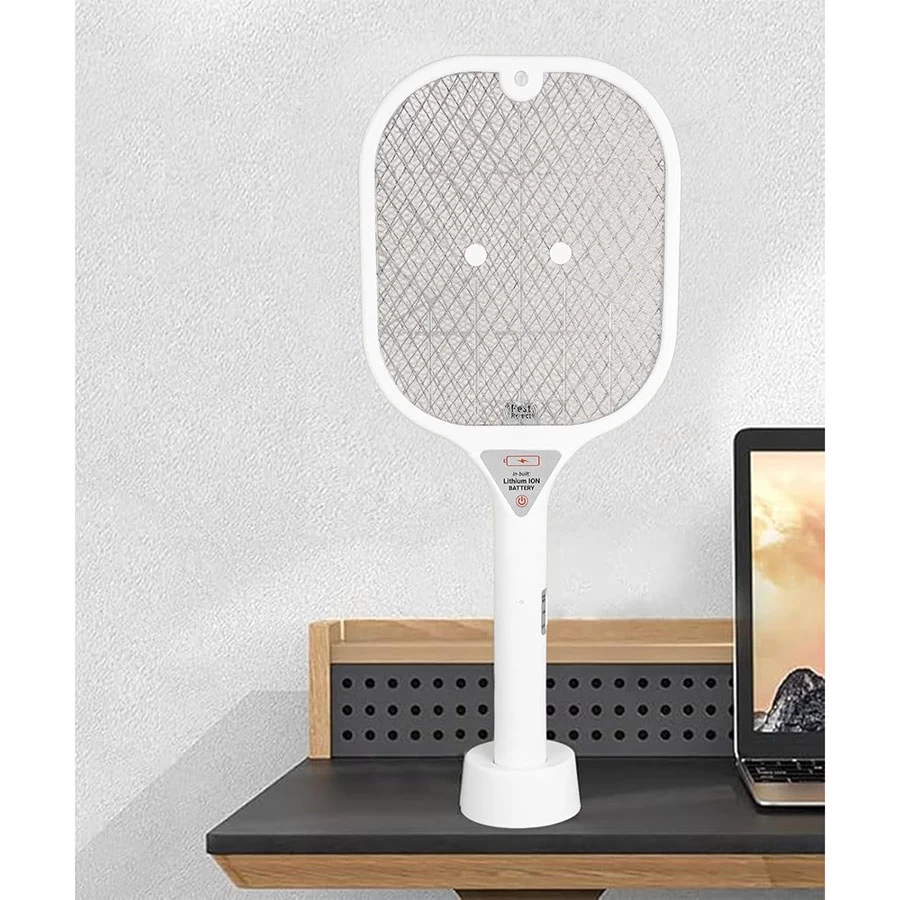 Maruti Creation Portable Fly Mosquito Racket Mug Killer Household Electric Hand Held Bug Zapper Insect Fly Swatter Racket USB Rechargeable