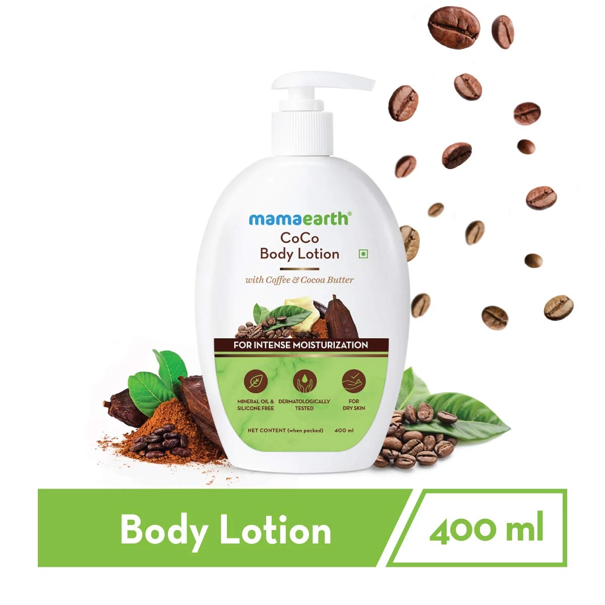 CoCo Body Lotion with Coffee & Cocoa for Intense Moisturization 400 ml
