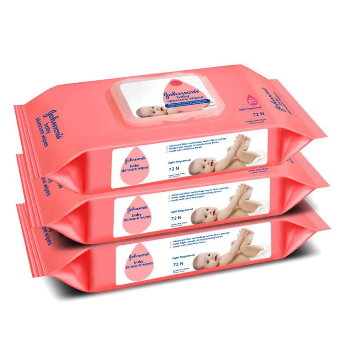 JOHNSON'S Baby Skincare Wipes (216 Wipes)