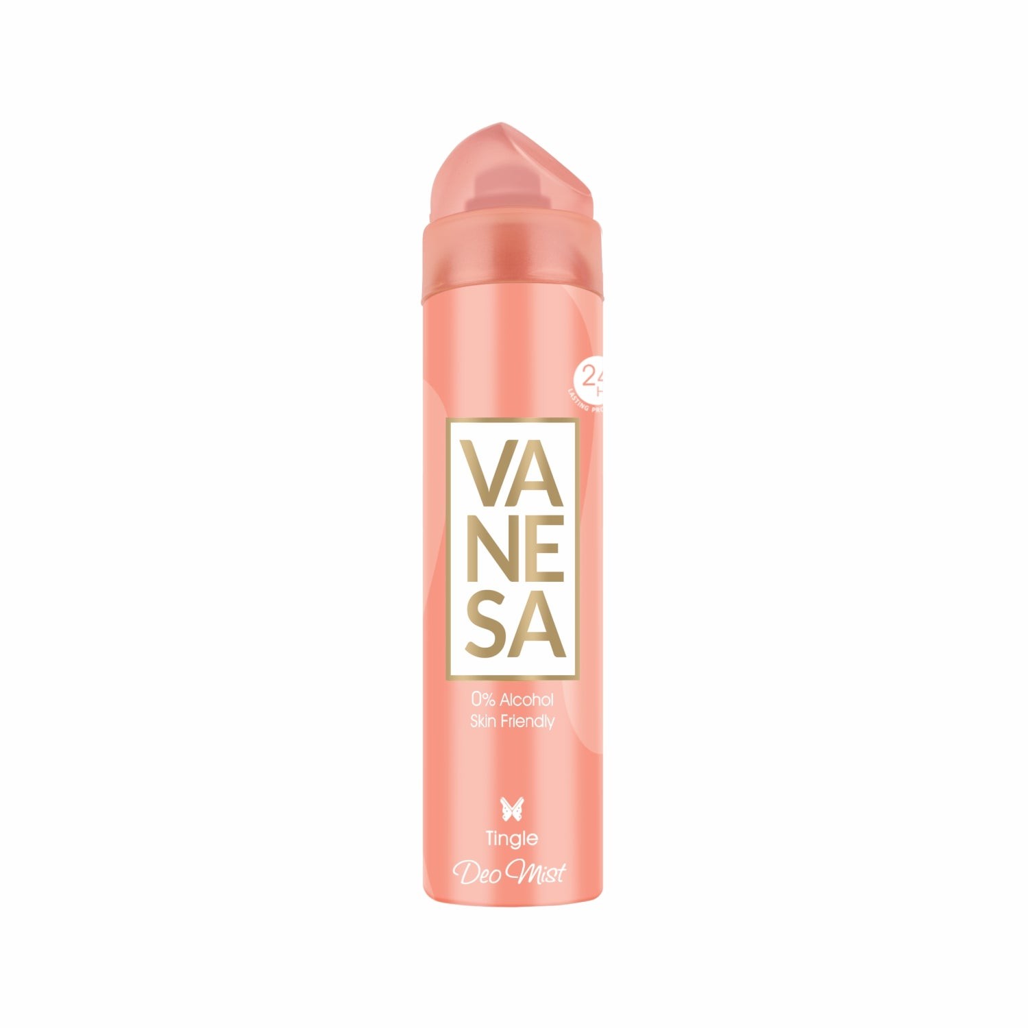 VANESA Tingle Deo Mist, 0% Alcohol | Skin Friendly | 24 hours Lasting Protection | 150 ml | For Women