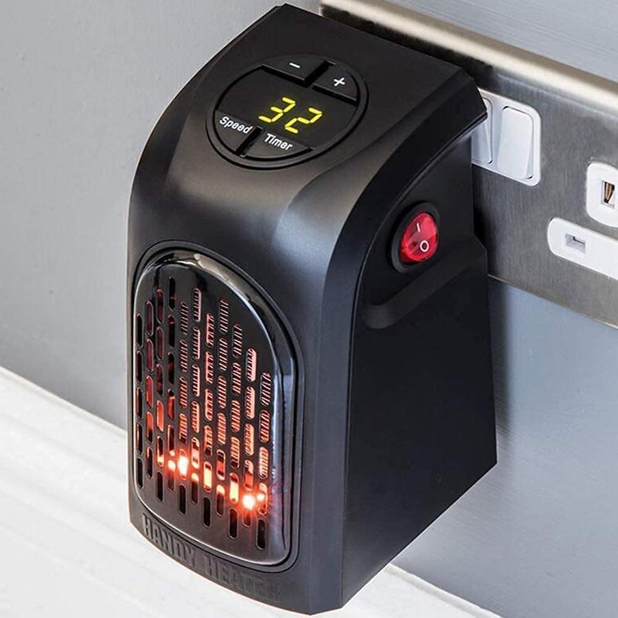 Portable Wall Outlet mini Heater 400W Electric Handy Mini size Heater