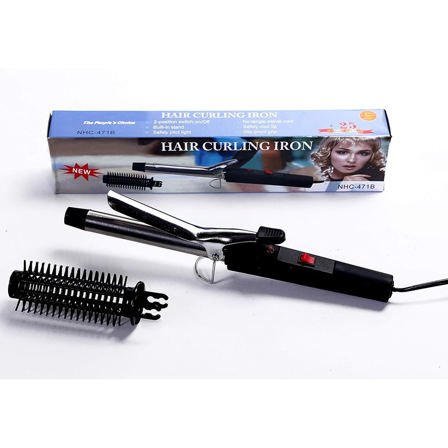 Women Iron Rod Brush Styler Hair Care Curler Electric Hair Curler