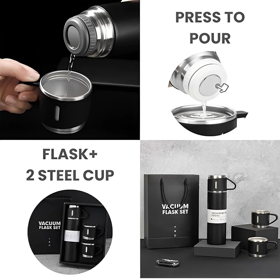 Coffee Stainless Steel Coffee Mug (500 ml)