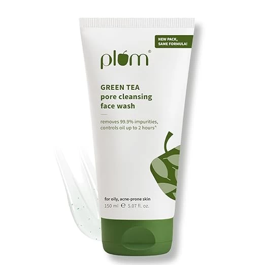 Plum Green Tea Pore Cleansing Face Wash for Oily, Acne Prone, Dry & Combination Skin