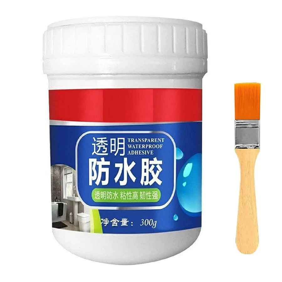 Invisible Waterproof Glue, Clear Waterproof Gel, Water Repellent Adhesive (300 ml)