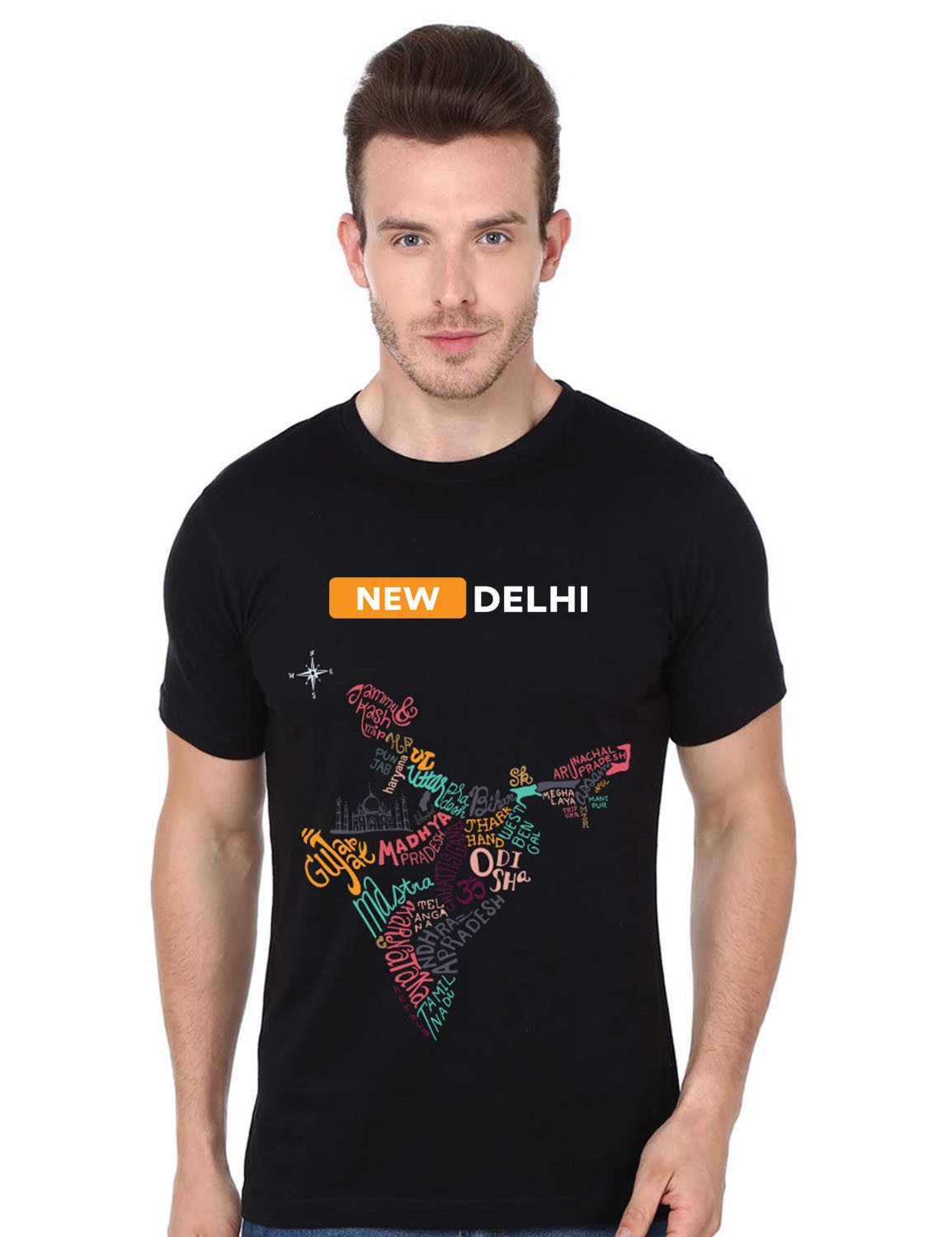 Delhi Designer printed t-shirt for men