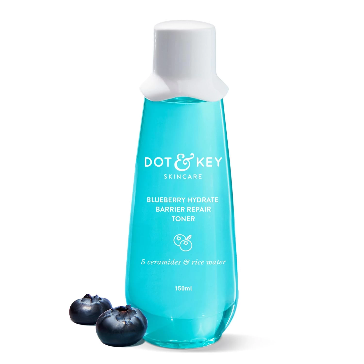Dot & Key Barrier Repair Milky Toner Essence With 5 Ceramides | Hyaluronic & Rice Water, Hydrates & Smoothes Skin, Calms Redness, Preps Skin, Lightweight & Quick-Absorbing | All Skin Types | 150ml