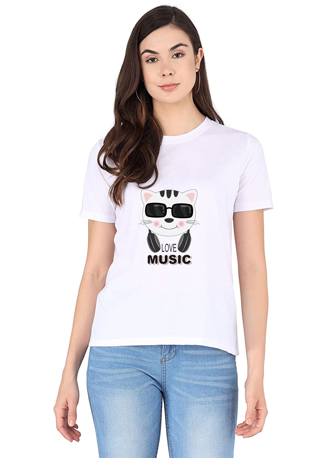 Music Lover printed t-shirt for Women