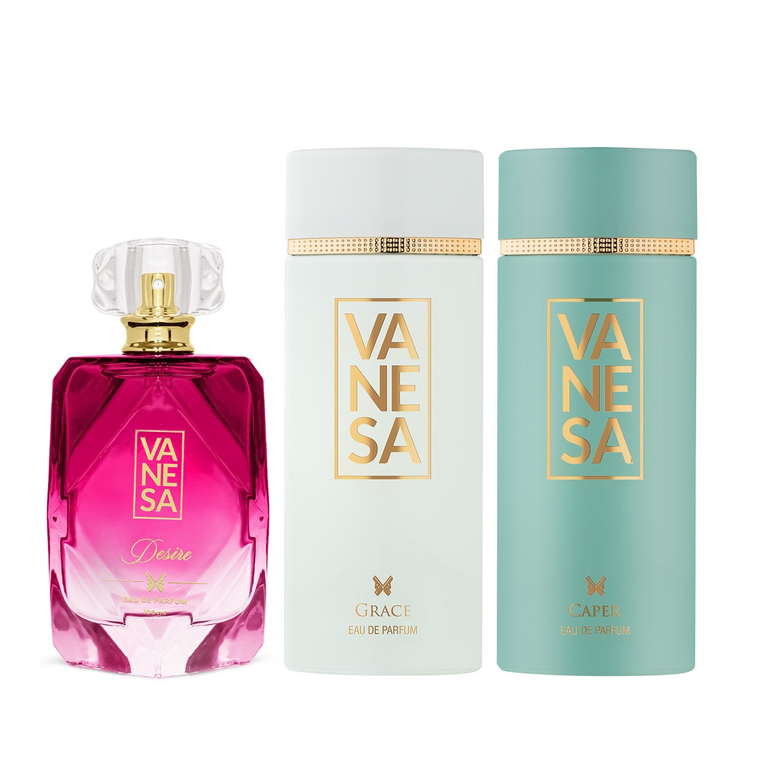 VANESA Desire, Grace, Caper, 100ml + 60ml x 2