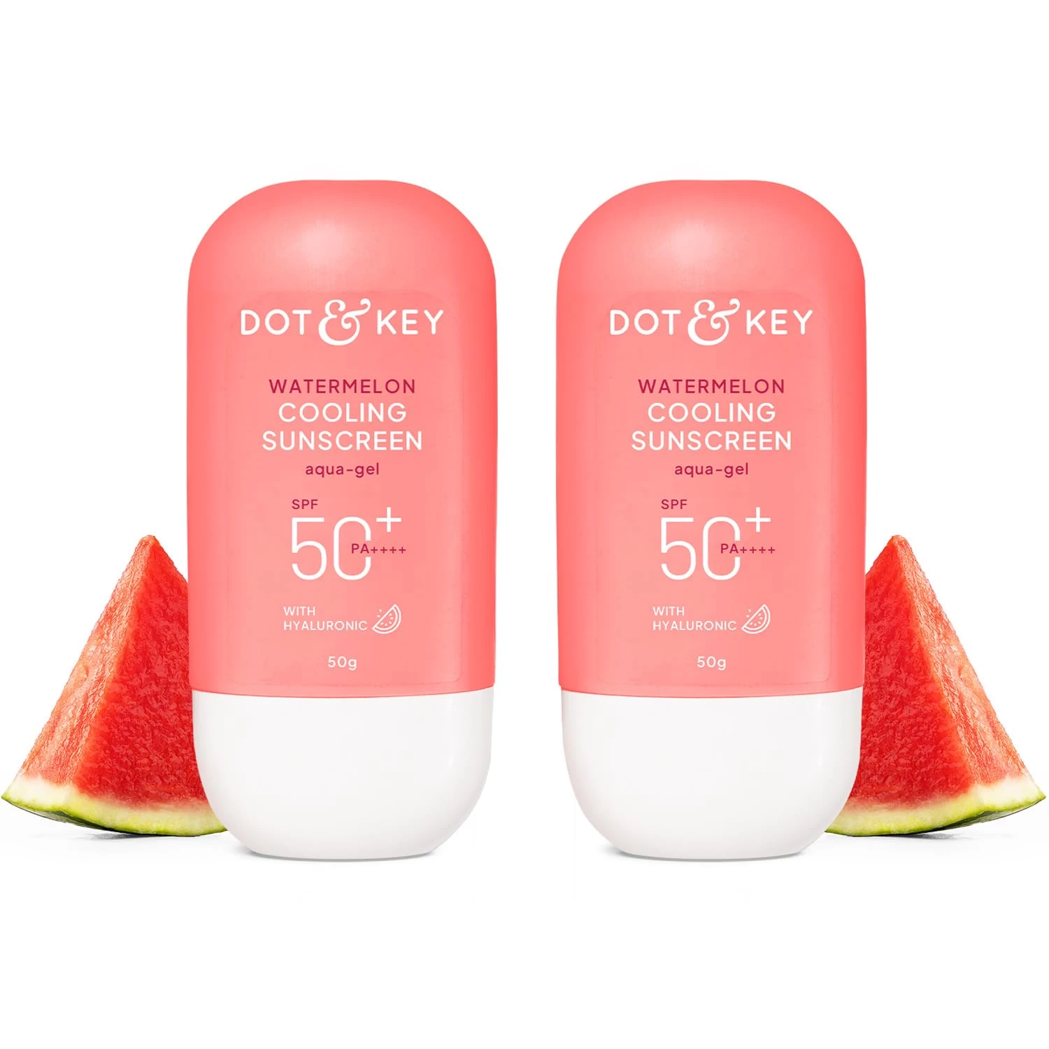 Dot & Key Watermelon Cooling Sunscreen, In-Vivo Tested SPF 50+ PA++++, With New-Age UV Filters, Instantly Cools skin, Controls Excess Oil, Broad Spectrum Protection, No White Cast, No White Cast |Comb