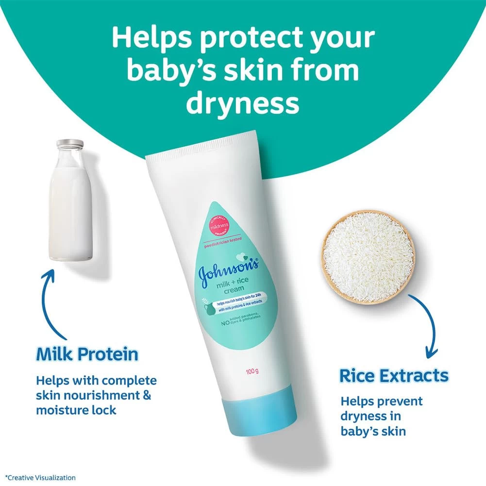 Johnson's Baby Milk and Rice Cream,
