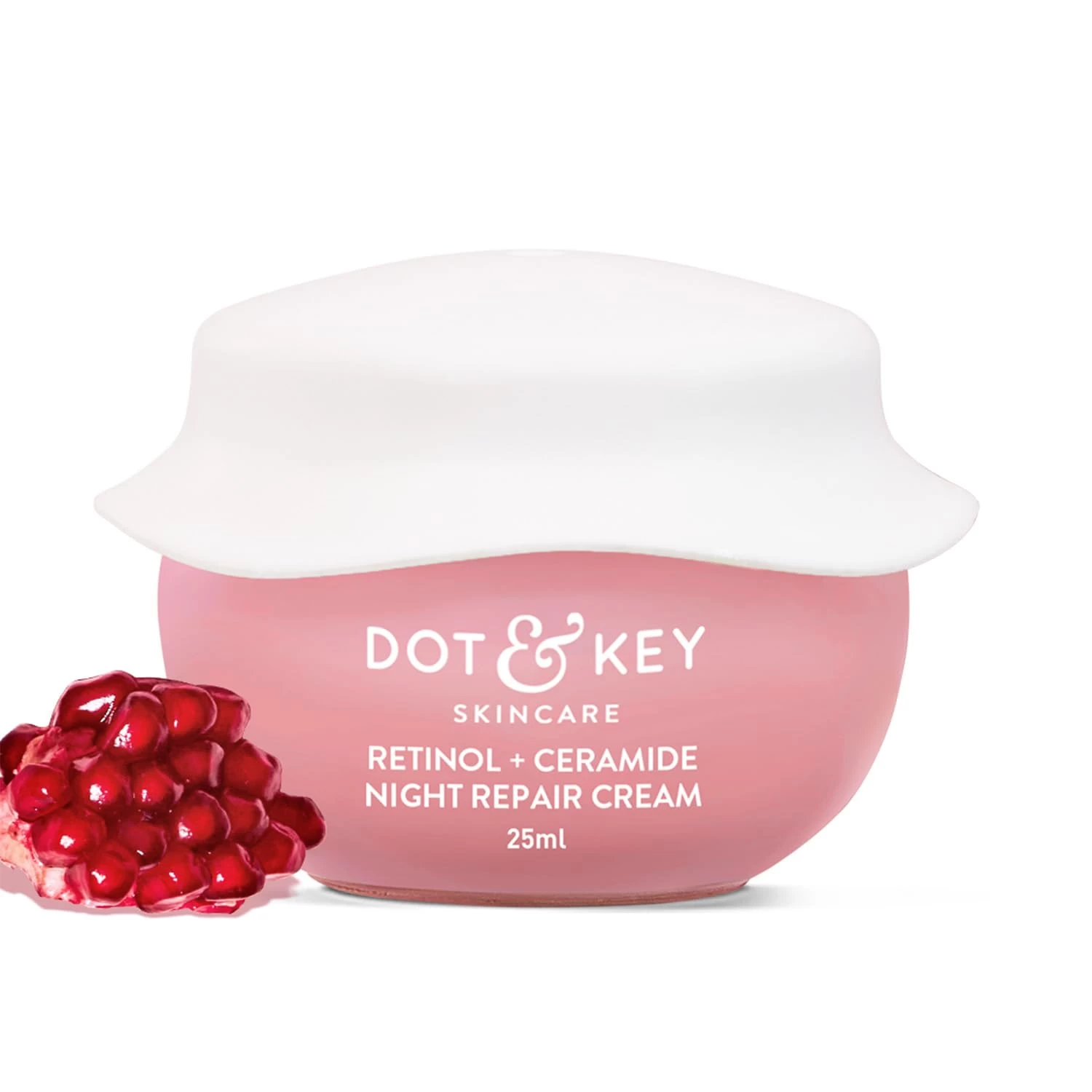 Dot & Key Night Reset Retinol + Ceramide Night Cream | Anti Aging Cream For Women & Men | Reduces Fine Lines & Wrinkles | Oil Free & Non Sticky Moisturizer | For Glowing Youthful Skin | For All Skin T