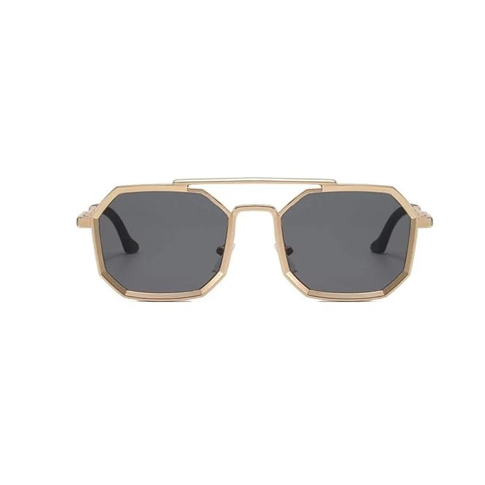Stylish Black Metal Frame UV Protection Sunglasses for Men & Women