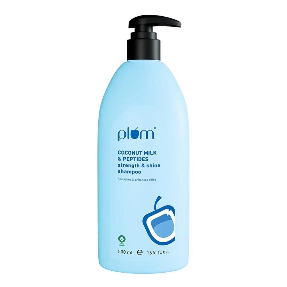 Plum Coconut Milk & Peptides Shampoo for Dry & Frizzy Hair