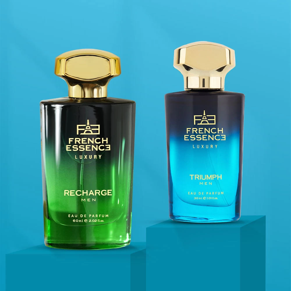 French Essence Triumph + Recharge  Luxury Perfume Combo