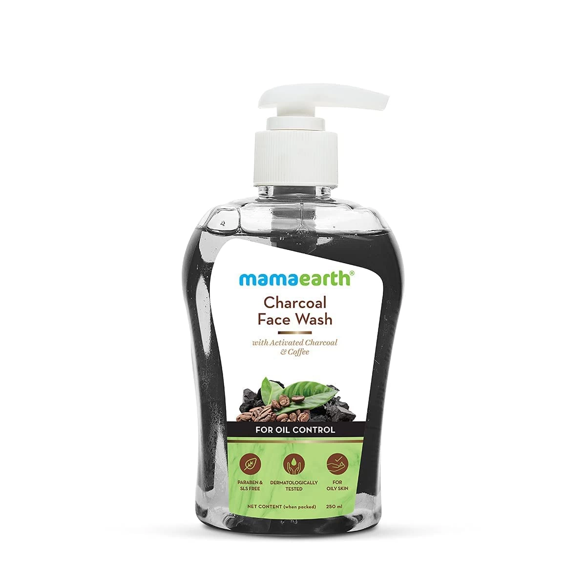 Mamaearth Charcoal Face Wash with Activated Charcoal & Coffee for Oil Control
