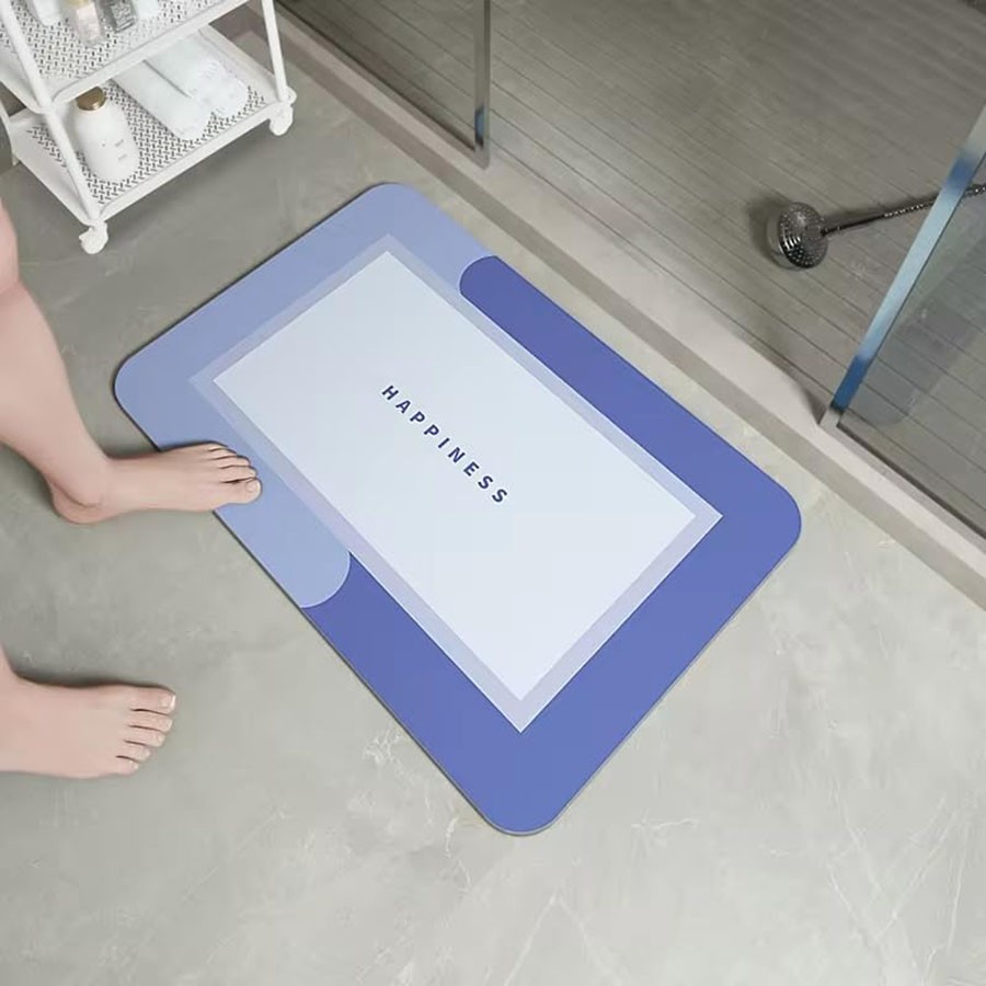 Bathroom Mat Square Door Mat Floor Mat Bath Mat Doormat Carpet Rubber Non Slip Mat for Cushion Mat Super Absorbent Soft Carpet Quick Dry for Home Office