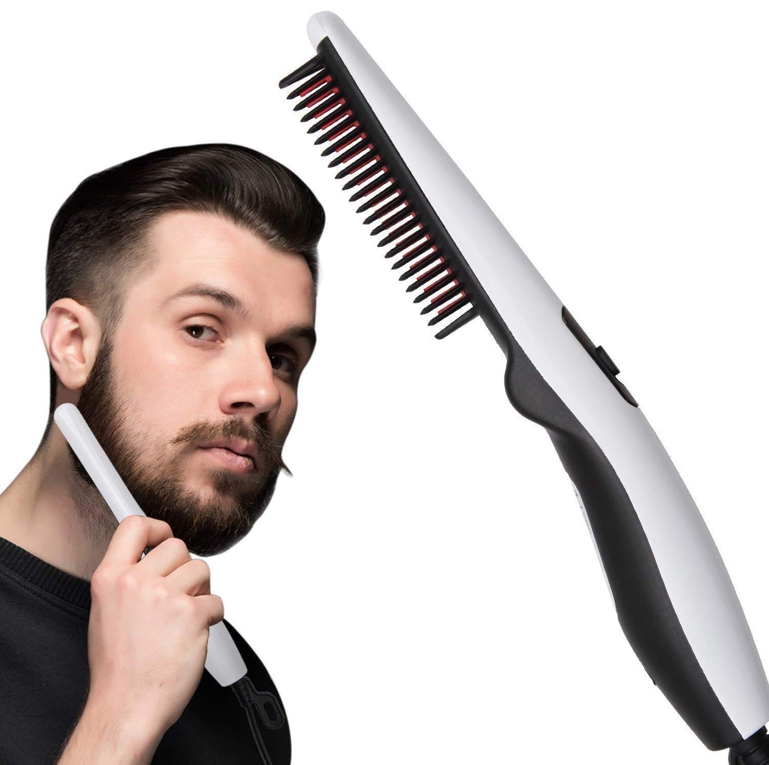 Men's Electric Hair Styler Beard Sideburns Mustache Comb Styling Iron