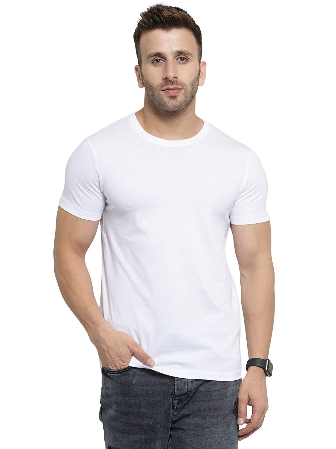 Men 100% cotton Bio Wash t-shirt