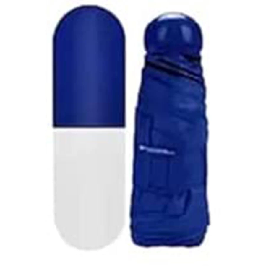 UV Protection tablet umbrella capsule umbrella For Rain Windproof & Sun Protection Features, 4 Folding Compact Capsule Case For Men Women Kids