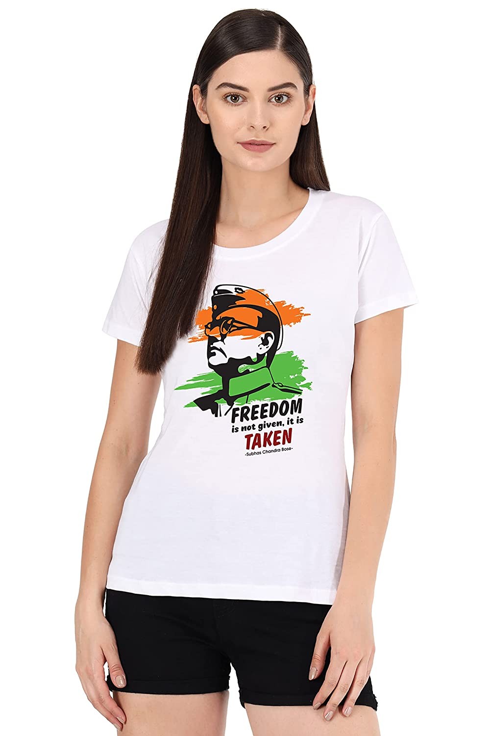 Tiranga printed t-shirt for Women