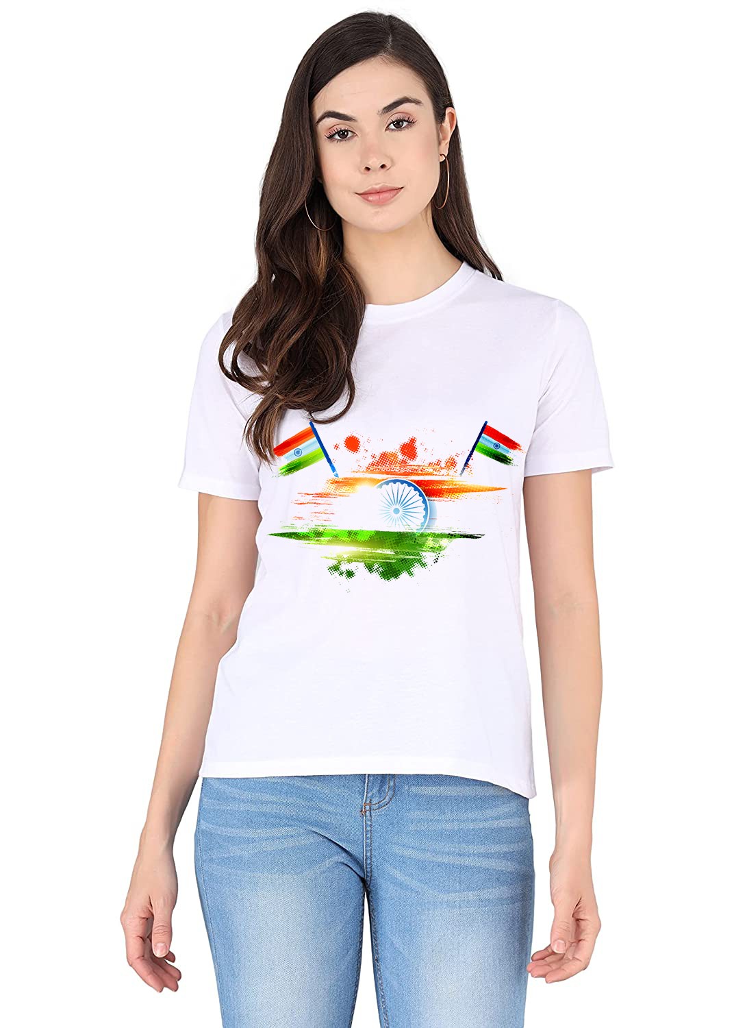 Tiranga printed t-shirt for Women