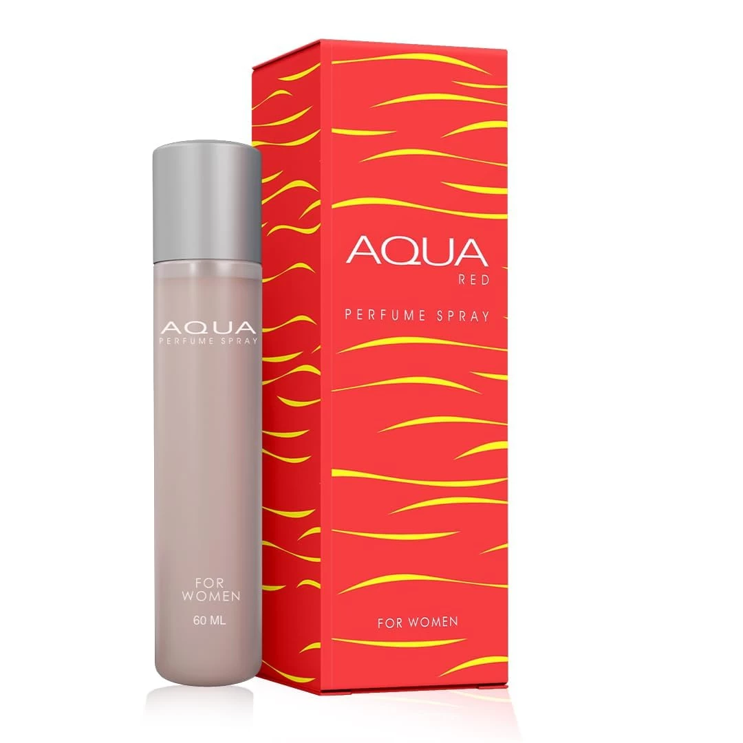 Aqua Red Perfume for Women, 60ml | Long Lasting Jasmine Fragrance Body Spray