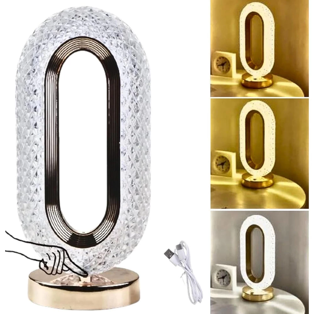 Crystal LED Table Lamp with Touch Control |