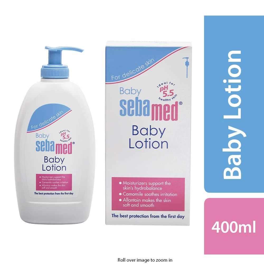 Sebamed Baby Lotion, 400Ml&Sebamed Baby Cream Extra Soft, 50Ml