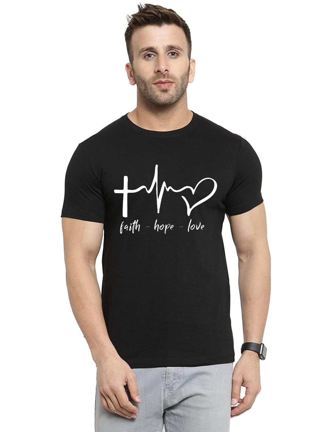 Faith Hope Love Designer T-shirt