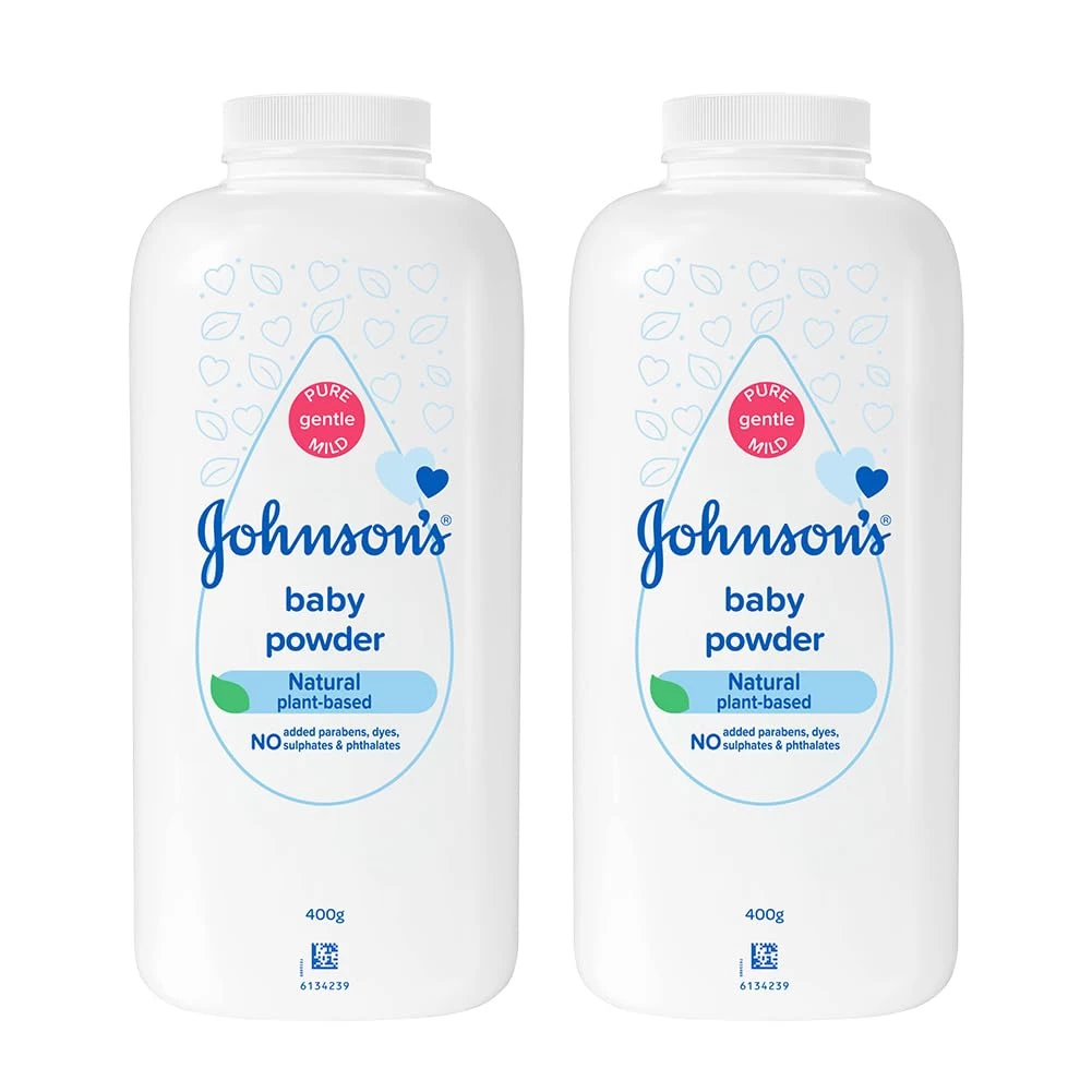 Johnson's Baby Powder for Babies (400g) (Pack of 2)