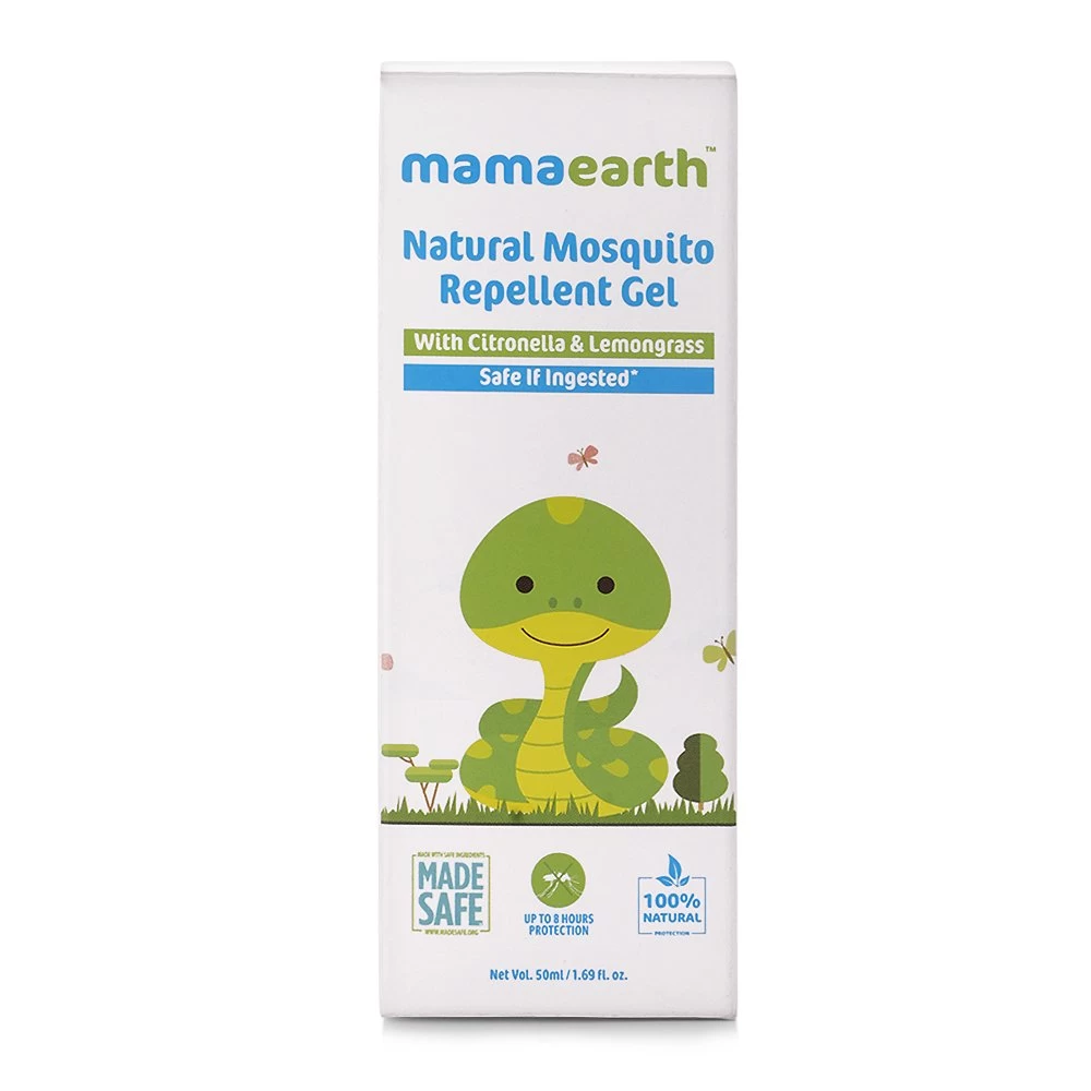 Mamaearth Natural Mosquito Repellent | Infused with Citronella Oil, Lemongrass Oil & Peppermint Oil |