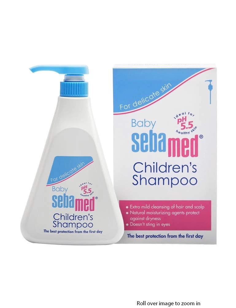 Sebamed Childrens' Shampoo, 500ml & Seba med gentle baby wash (50ml)