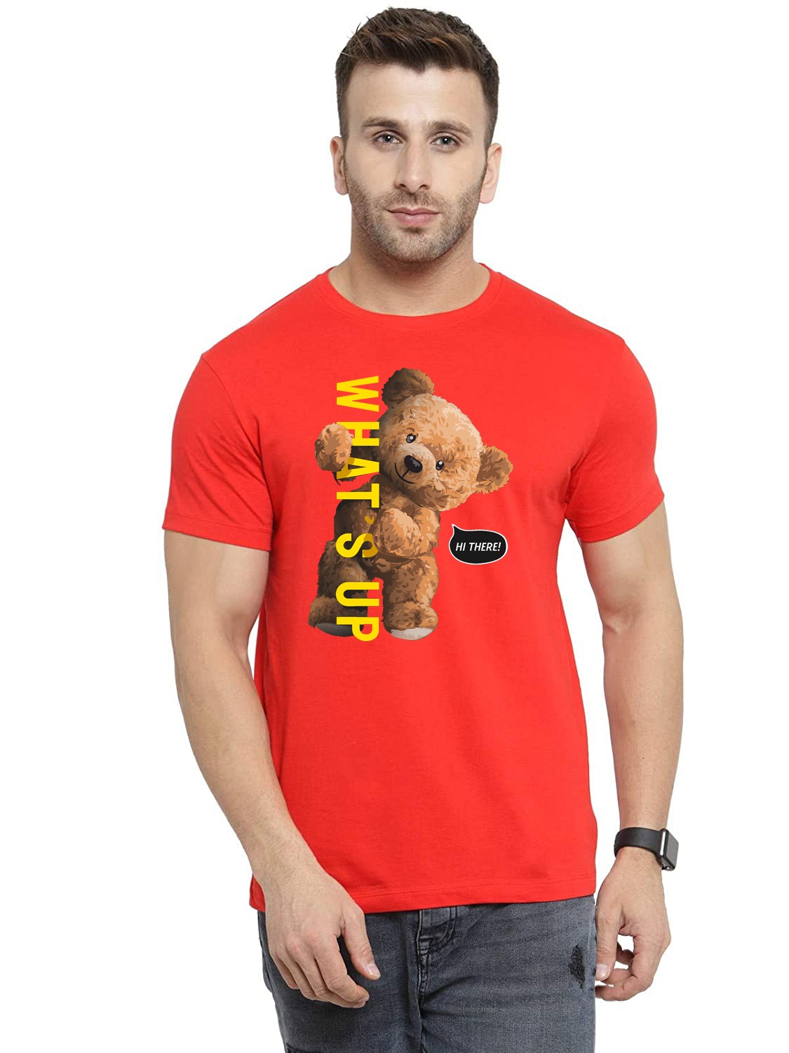 What's Up Designer Printed t-shirt