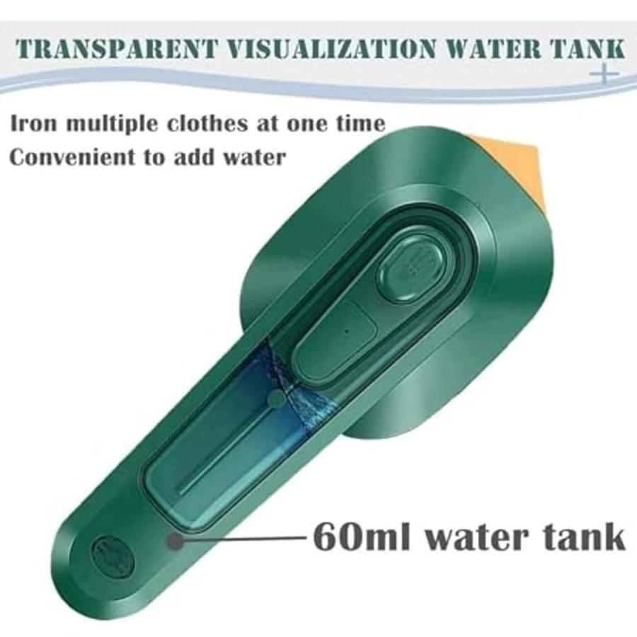 Portable Mini Steam Iron 33W Green Gold Edition