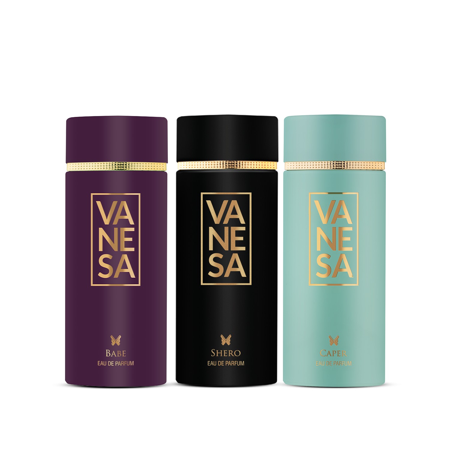 VANESA Babe, Shero & Caper Perfume 60ml Pack of 3