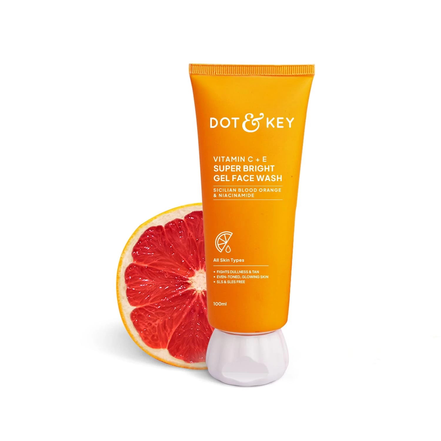 Dot & Key Vitamin C + E Super Bright Gel Face Wash Combo | For Glowing And Brightening Skin | All Skin Types|With Triple Vitamin C, Fades Dark Spots & Pigmentation