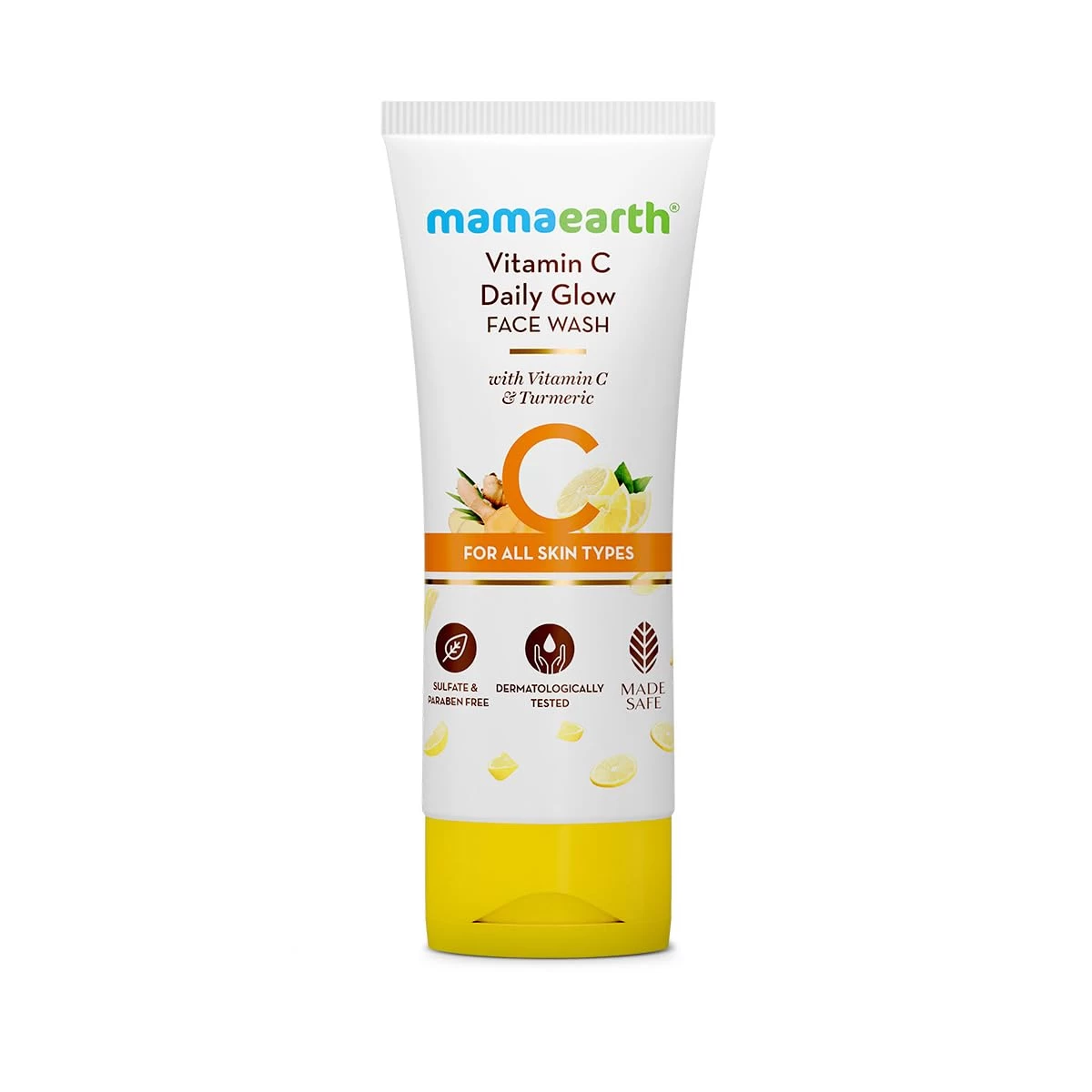 Mamaearth Vitamin C Face Wash with Vitamin C and Turmeric for Skin Illumination  | Brightens skin | Evens Tone | Makes skin Glow