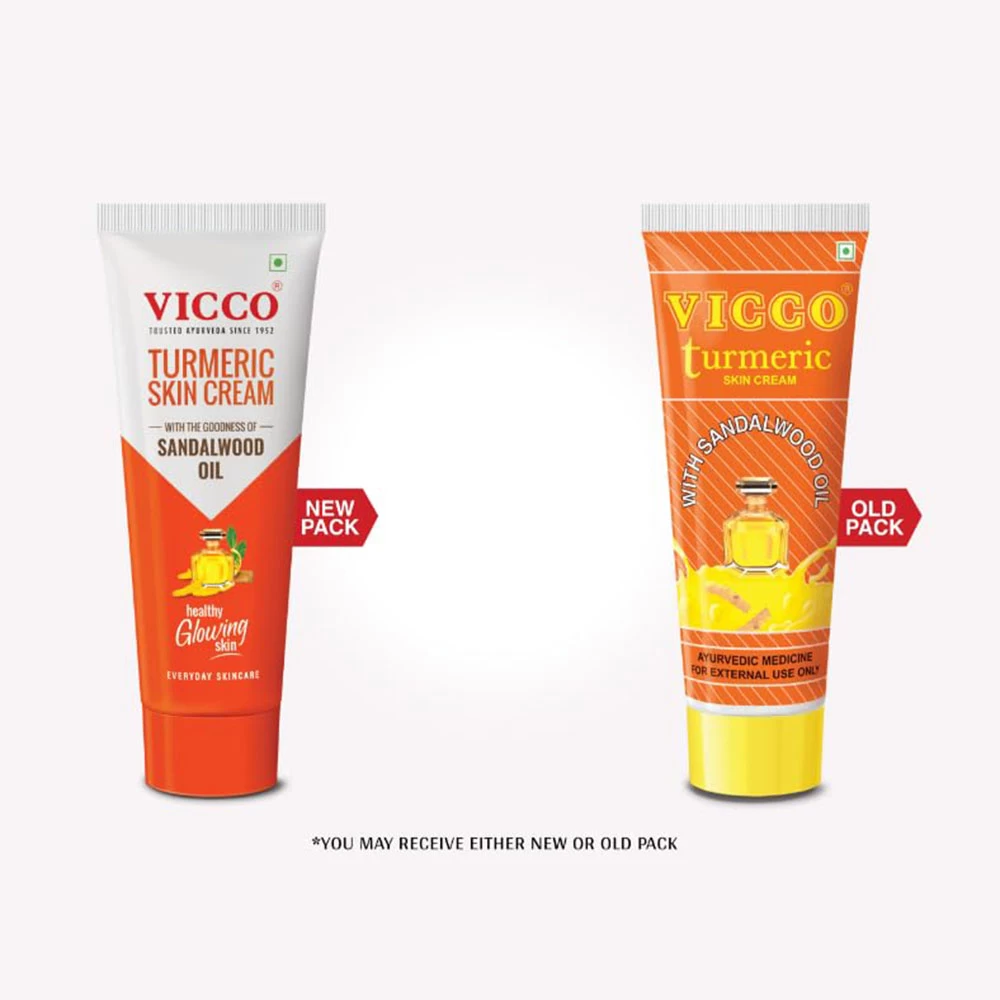 VICCO Turmeric Skin Cream With Goodness Of Sandalwood Oil (70 g)