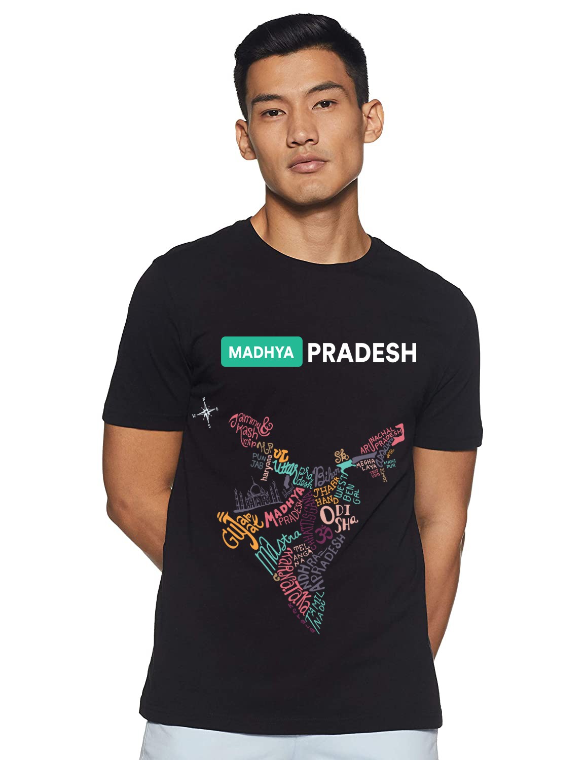 Madhya Pradesh Designer printed t-shirt for men