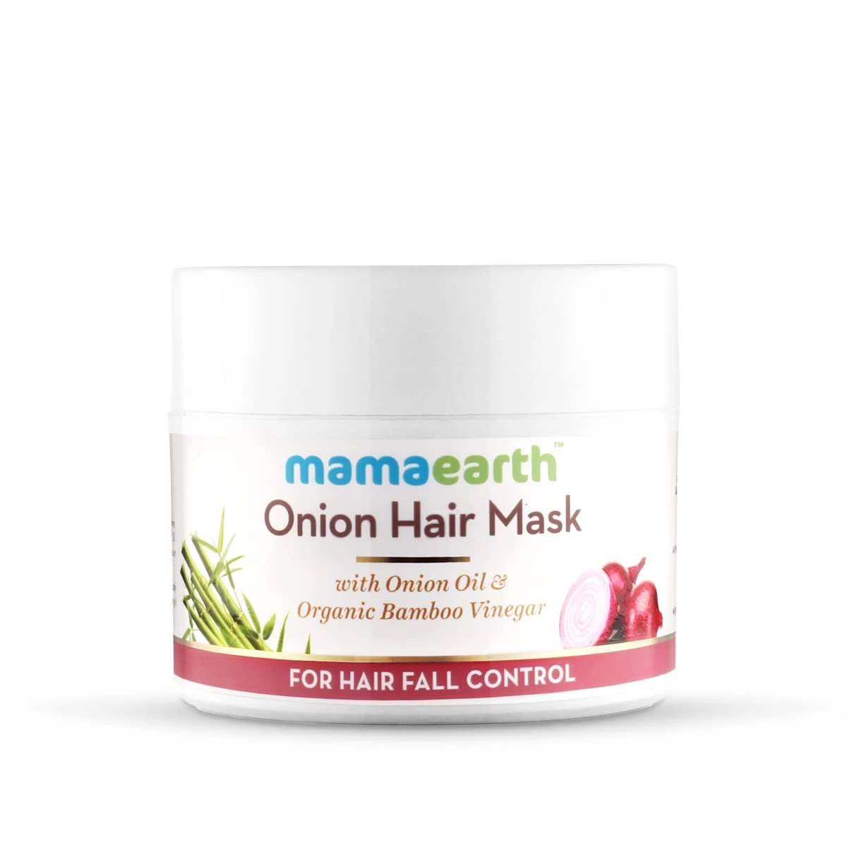 Mamaearth Onion Hair Mask | With Onion Oil and Organic Bamboo Vinegar | For Hair Fall Control | Reduces Hair Fall | Repairs Damaged Hair