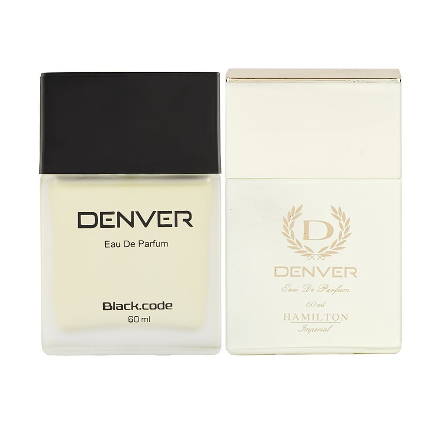 Denver Black code & Imperial Perfume 60 ml each