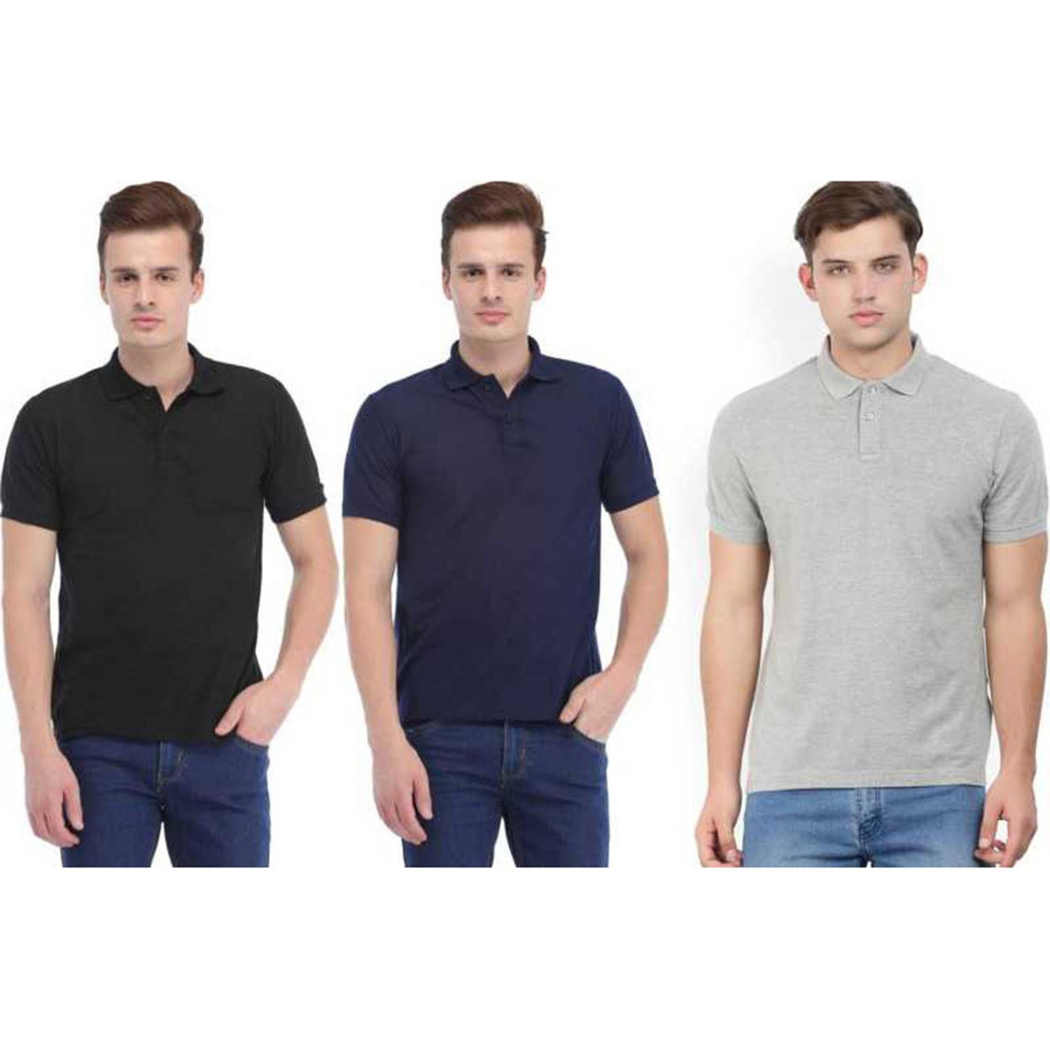 POLO Solid Combo cotton T-shirt